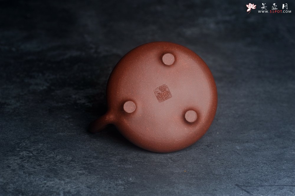 紫砂壶图片：潜力股周小培全手工降坡泥子冶石瓢 范小君徒杨志超装饰岁寒三友 特文气 - 全手工紫砂壶网