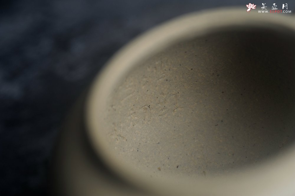 紫砂壶图片：美壶特惠 特好本山绿泥全手工三足水平壶 装饰梅花特文气 - 全手工紫砂壶网