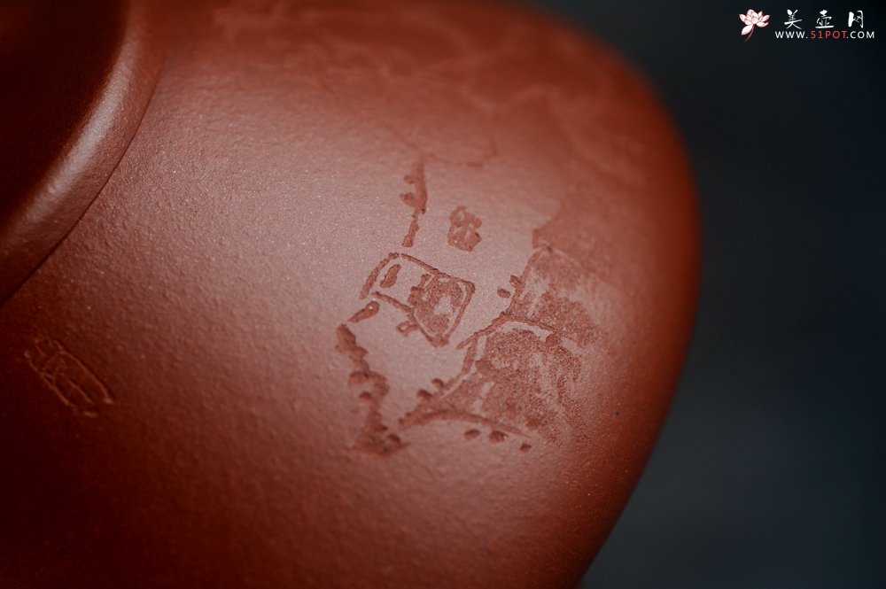 紫砂壶图片：特好底曹青 全手工小子冶石瓢 品一壶香茗做半日神仙 装饰特文气 期待与亲结缘 - 全手工紫砂壶网