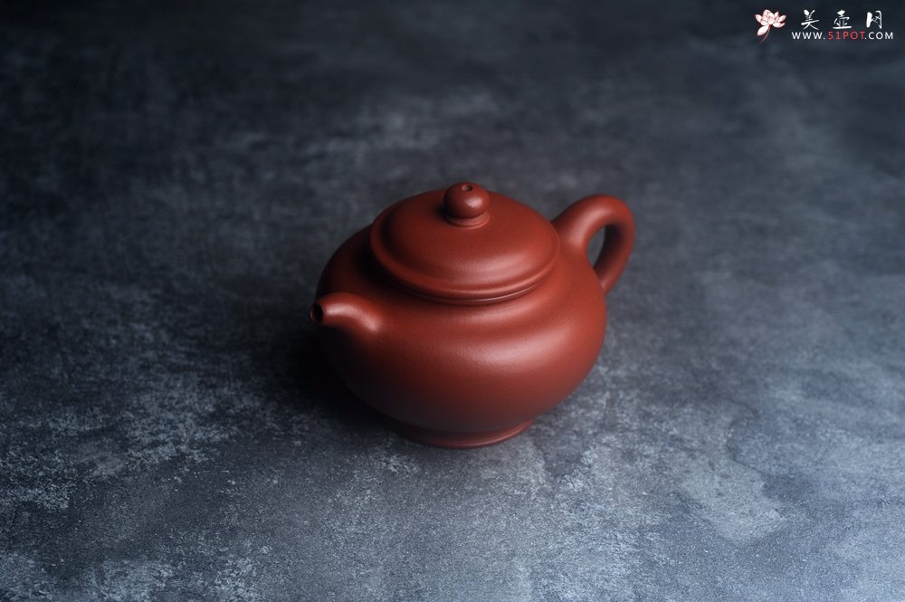 紫砂壶图片：美壶特惠 精品红泥大亨掇只 茶人醉爱 - 全手工紫砂壶网