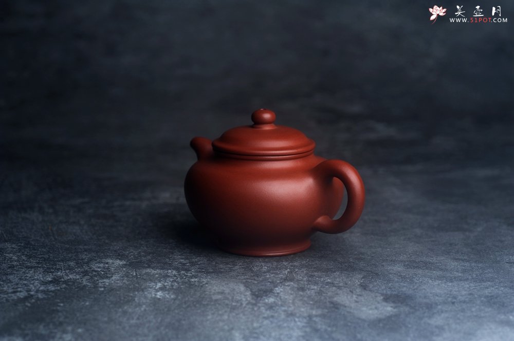 紫砂壶图片：美壶特惠 精品红泥大亨掇只 茶人醉爱 - 全手工紫砂壶网