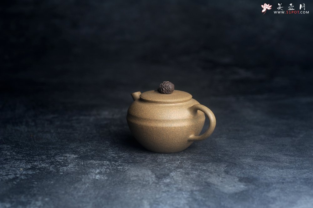 紫砂壶图片：美壶特惠 特好段泥精致松果壶 茶人醉爱 - 全手工紫砂壶网