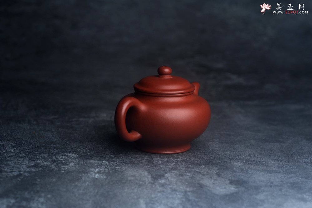 紫砂壶图片：美壶特惠 精品红泥大亨掇只 茶人醉爱 - 全手工紫砂壶网