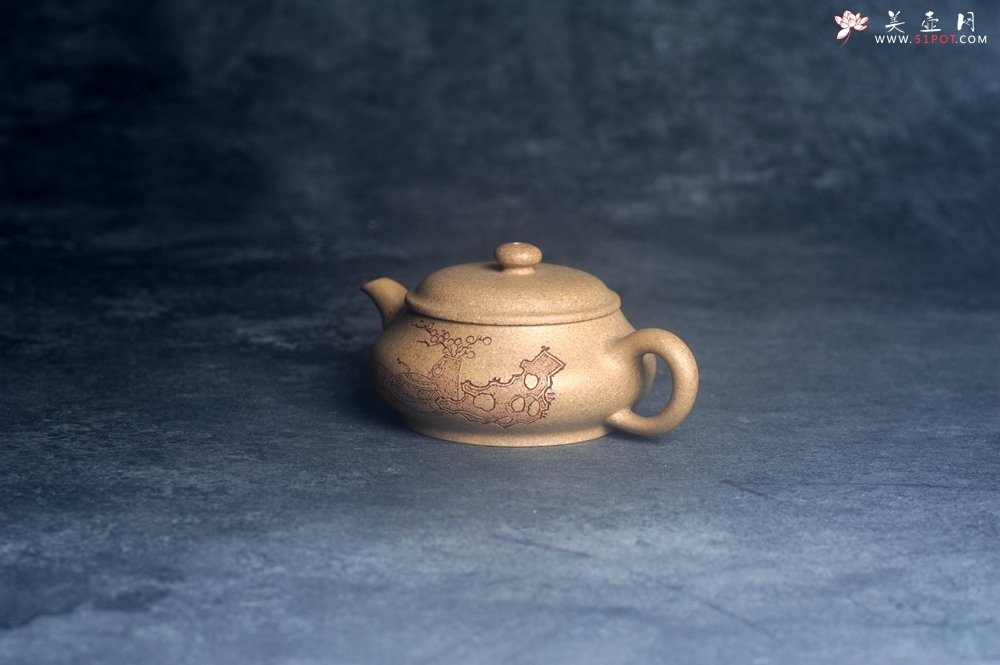 紫砂壶图片：美壶特惠 特好老段泥汲泉壶 茶人醉爱 - 全手工紫砂壶网