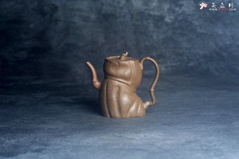 紫砂壶图片：美壶特惠 特好老青段君竹壶 茶人醉爱 - 全手工紫砂壶网