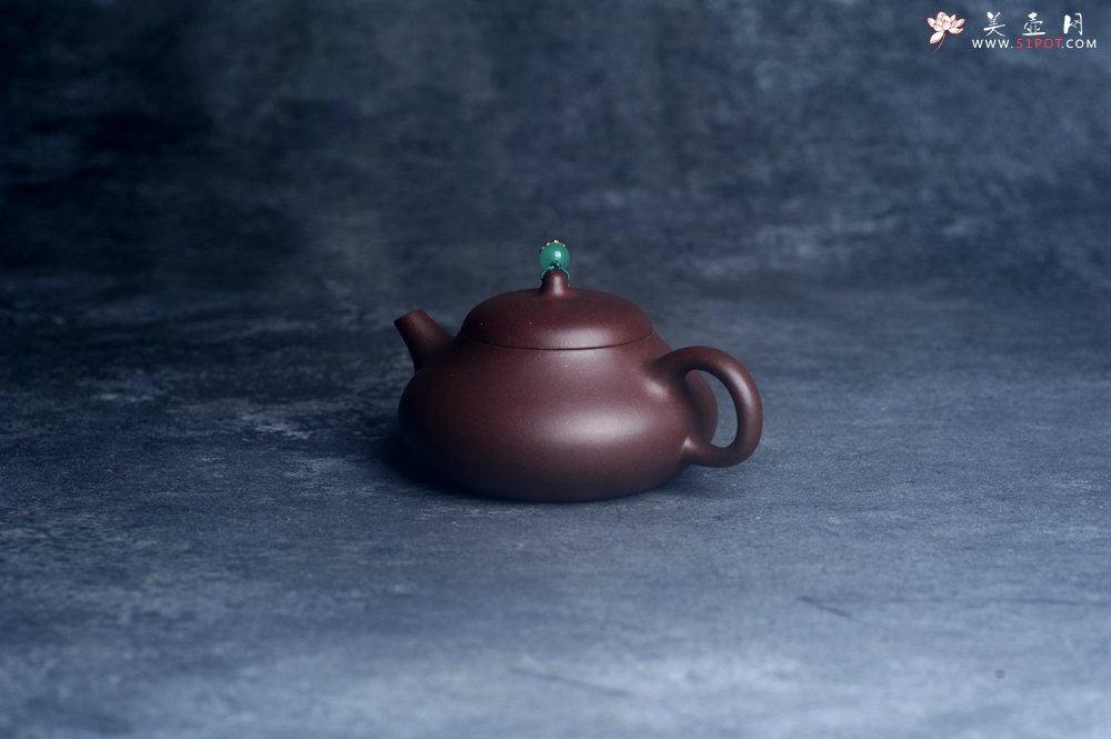 紫砂壶图片：美壶特惠 特好老紫泥乳鼎石瓢壶 茶人醉爱 - 全手工紫砂壶网
