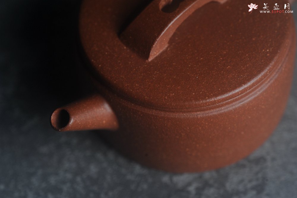 紫砂壶图片：美壶特惠 优质红降坡泥汉瓦壶 茶人醉爱 - 全手工紫砂壶网