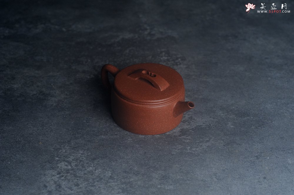 紫砂壶图片：美壶特惠 优质红降坡泥汉瓦壶 茶人醉爱 - 全手工紫砂壶网