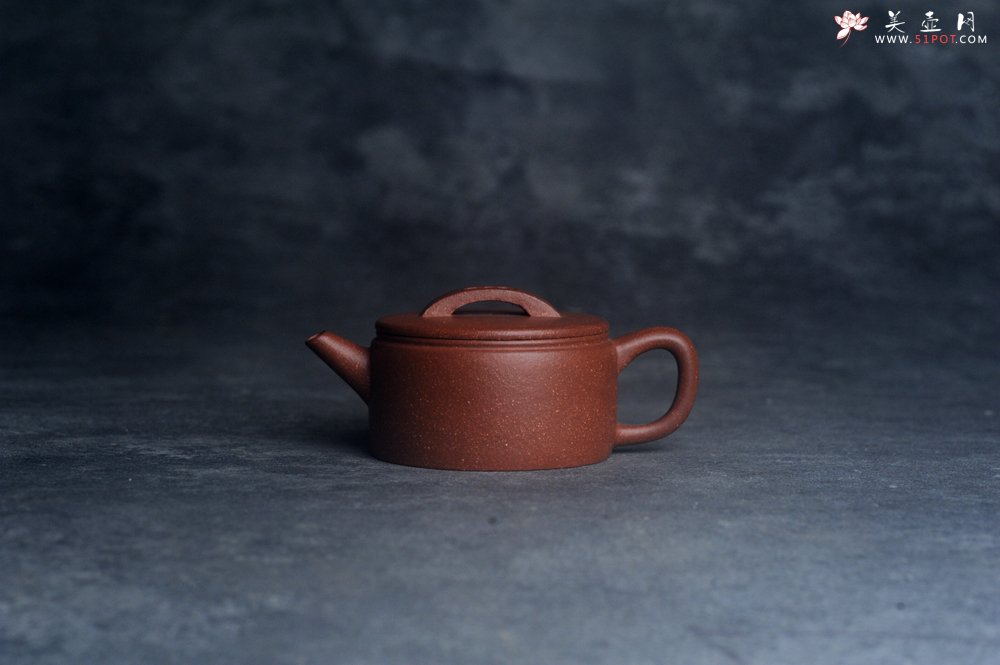 紫砂壶图片：美壶特惠 优质红降坡泥汉瓦壶 茶人醉爱 - 全手工紫砂壶网