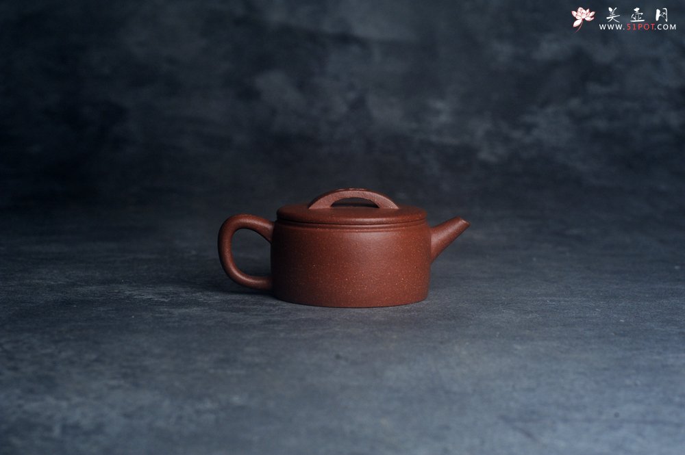 紫砂壶图片：美壶特惠 优质红降坡泥汉瓦壶 茶人醉爱 - 全手工紫砂壶网