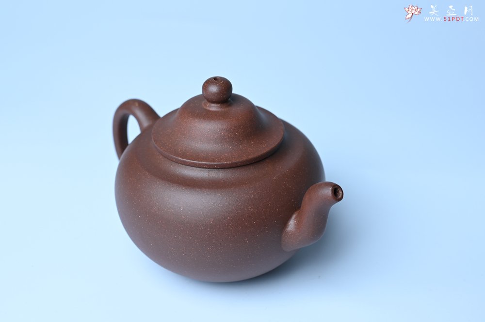 紫砂壶图片：美壶特惠 特好紫泥玉笠壶 茶人醉爱 - 全手工紫砂壶网