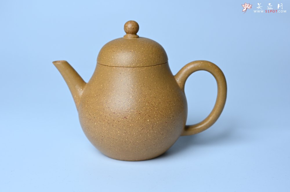 紫砂壶图片：美壶特惠 特好黄金段泥梨形壶 - 全手工紫砂壶网