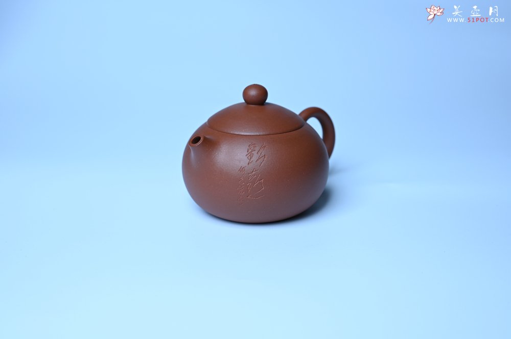 紫砂壶图片：毛国强入室弟子黄云初 特好老清水泥欢喜西施壶 名家何水法书法 刘世涛伯陶刻 - 全手工紫砂壶网