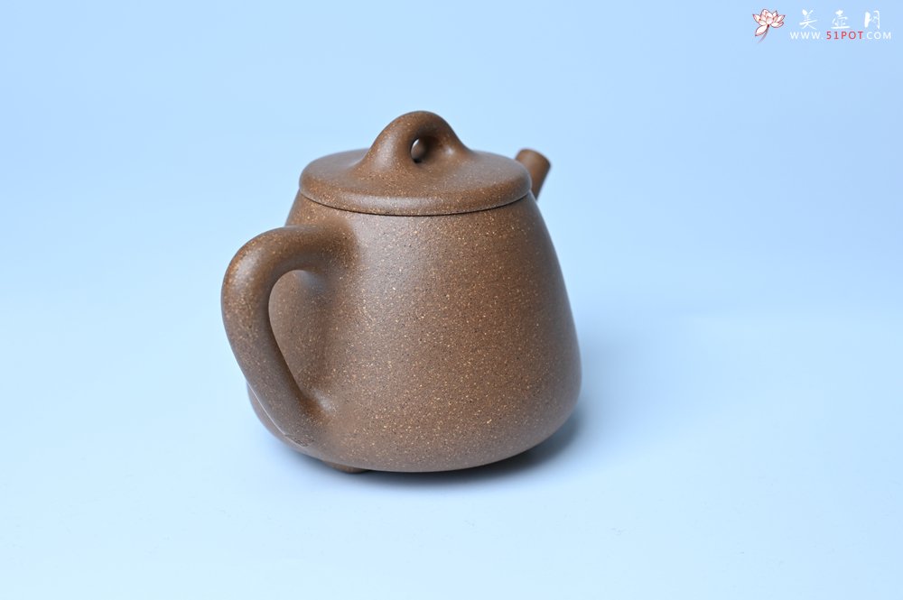 紫砂壶图片：美壶特惠 油润老段泥精致高石瓢紫砂茶壶 茶人醉爱 - 全手工紫砂壶网