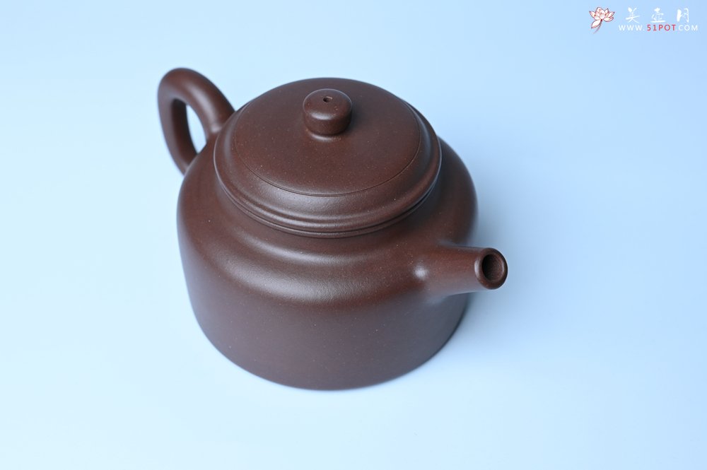 紫砂壶图片：美壶特惠 朱英尘全手工紫砂壶特好底槽青德中壶 茶壶 茶具 单壶 - 全手工紫砂壶网