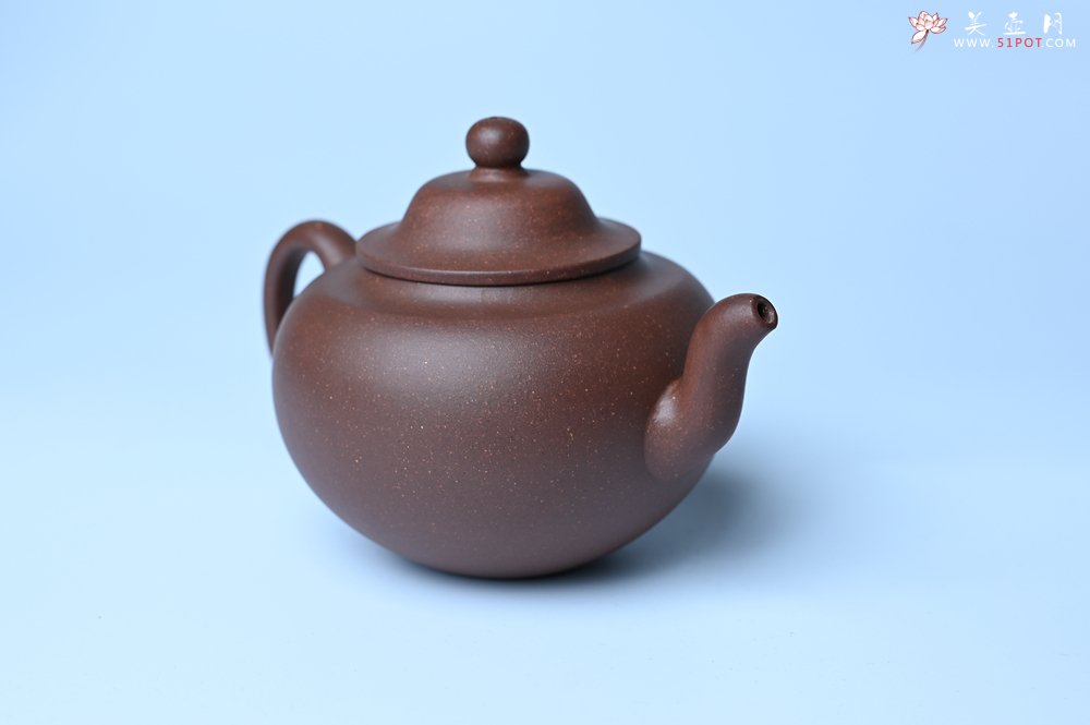 紫砂壶图片：美壶特惠 特好紫泥玉笠壶 茶人醉爱 - 全手工紫砂壶网