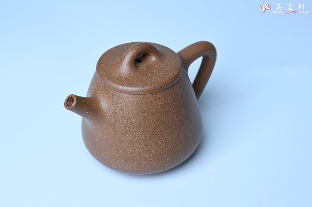 紫砂壶图片：美壶特惠 油润老段泥精致高石瓢紫砂茶壶 茶人醉爱 - 全手工紫砂壶网