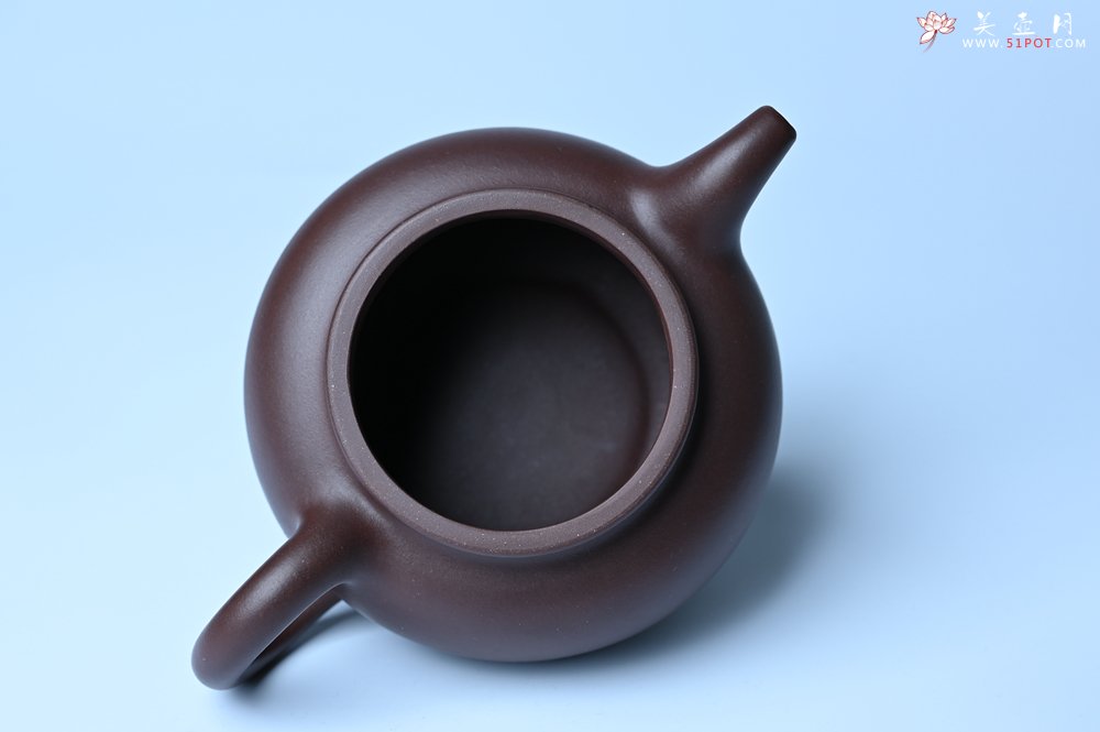 紫砂壶图片：潜力股王老师 美壶特惠 老紫泥全手工大亨掇只壶 - 全手工紫砂壶网
