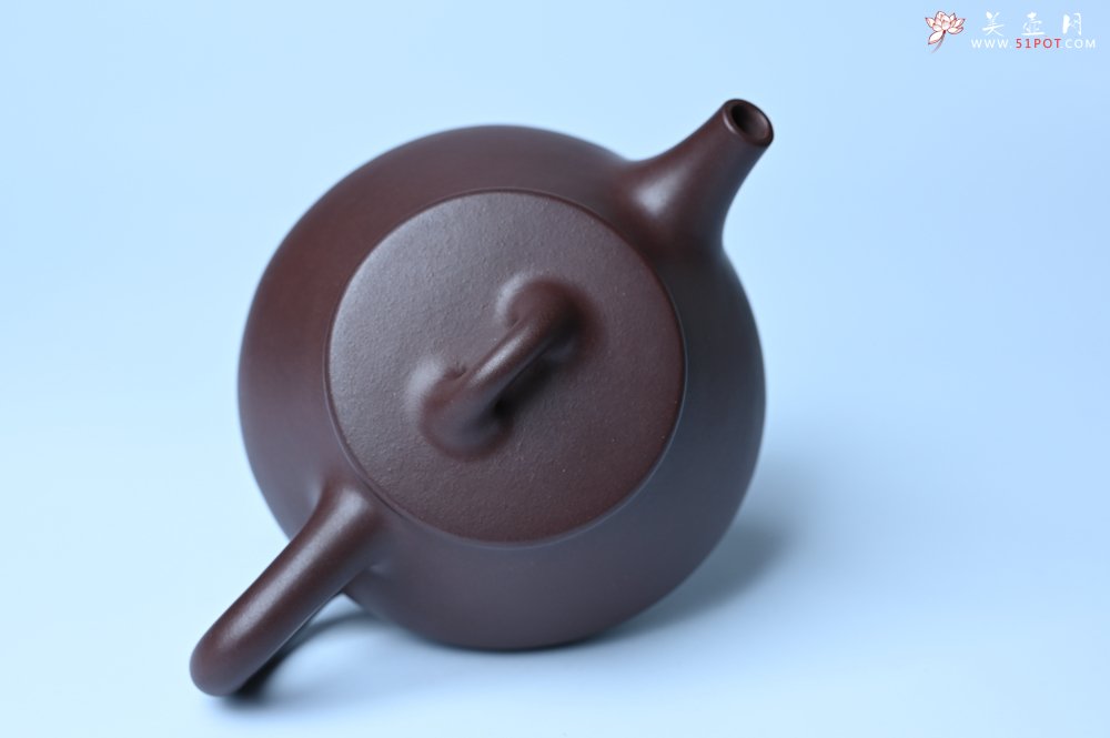 紫砂壶图片：潜力股周小培 特好全手工底槽清平盖石瓢茶壶  壶特好 期待与亲结缘 - 全手工紫砂壶网