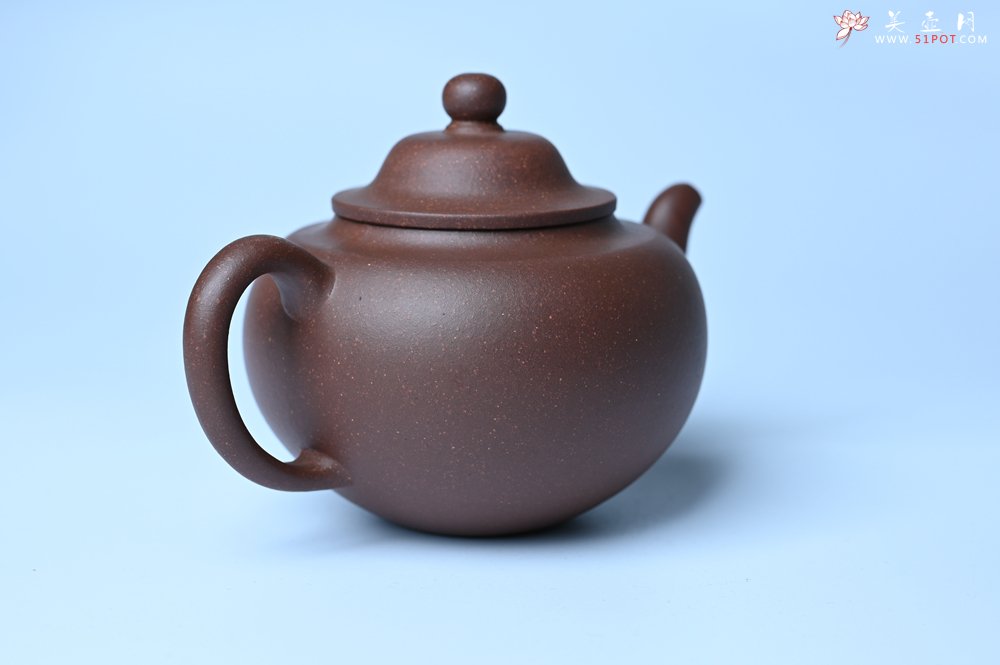 紫砂壶图片：美壶特惠 特好紫泥玉笠壶 茶人醉爱 - 全手工紫砂壶网