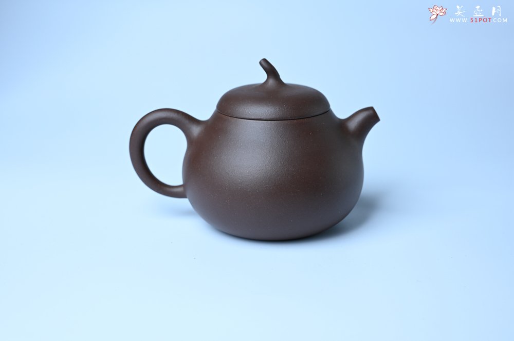 紫砂壶图片：毛国强入室弟子黄云初 特好老紫泥涤心茄段 名家何水法书法 刘世涛伯陶刻 - 全手工紫砂壶网