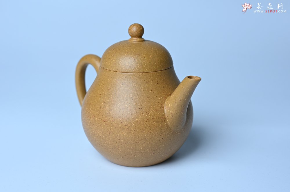 紫砂壶图片：美壶特惠 特好黄金段泥梨形壶 - 全手工紫砂壶网
