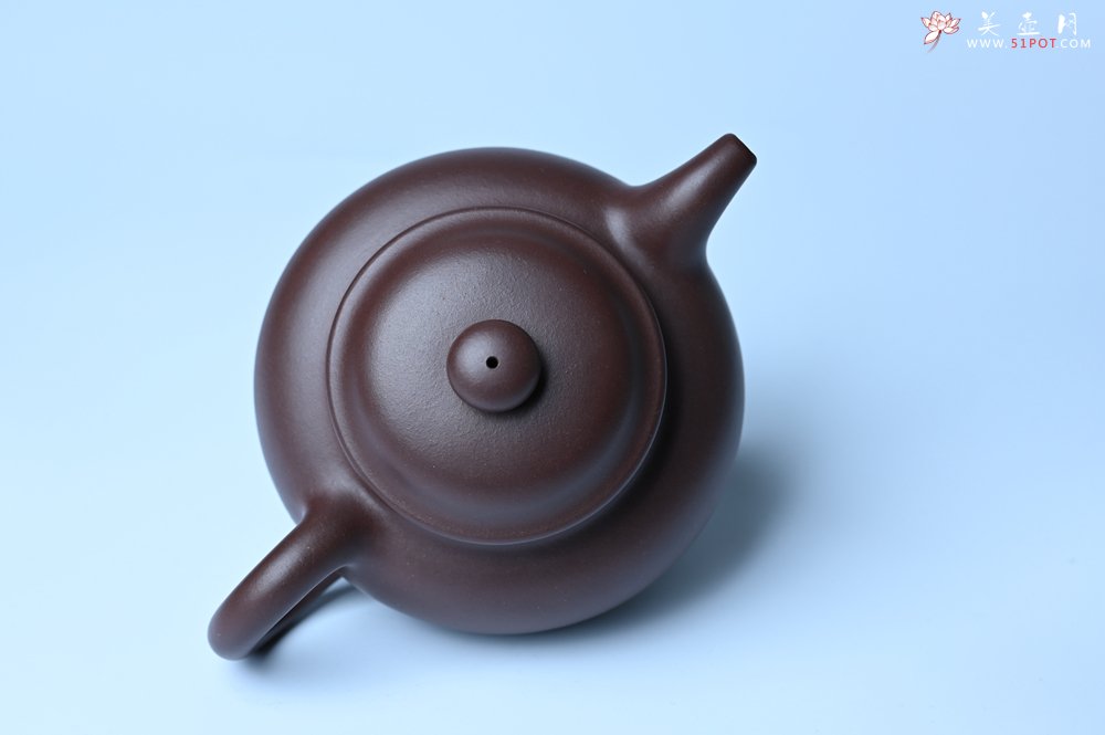 紫砂壶图片：潜力股王老师 美壶特惠 老紫泥全手工大亨掇只壶 - 全手工紫砂壶网