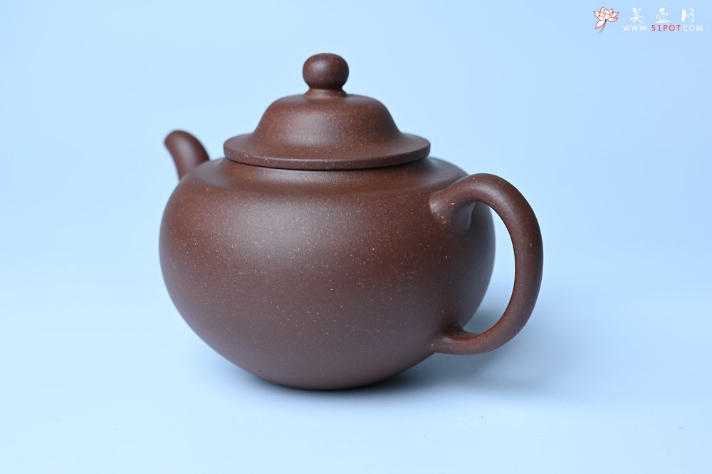 紫砂壶图片：美壶特惠 特好紫泥玉笠壶 茶人醉爱 - 全手工紫砂壶网