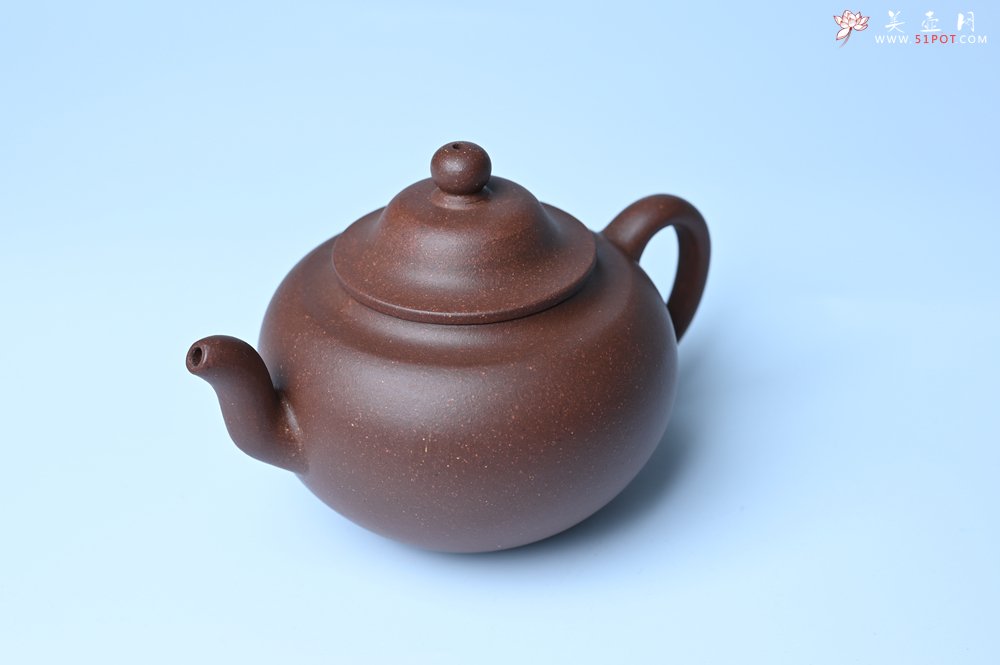 紫砂壶图片：美壶特惠 特好紫泥玉笠壶 茶人醉爱 - 全手工紫砂壶网