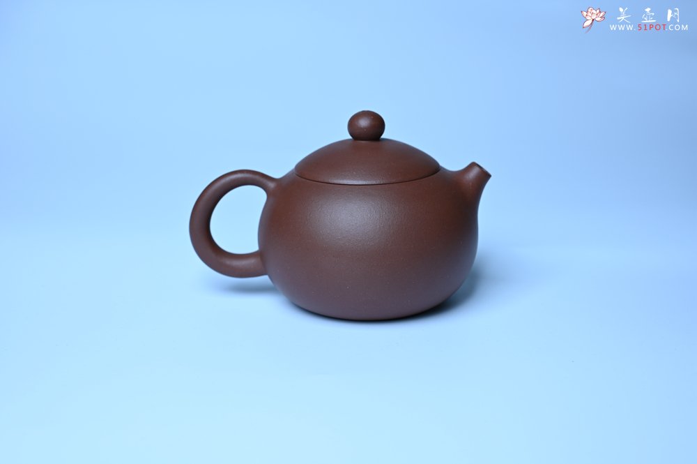 紫砂壶图片：毛国强入室弟子黄云初 特好老紫泥见心西施壶 名家何水法书法 刘世涛伯陶刻 - 全手工紫砂壶网