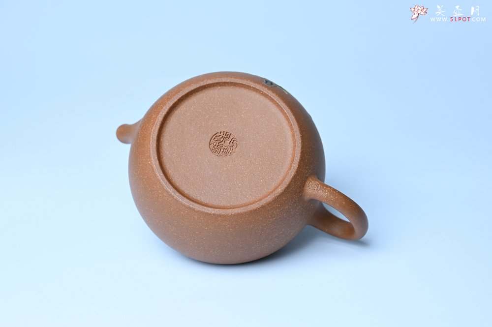 紫砂壶图片：美壶特惠 优质降坡泥花鸟听兔壶 茶人醉爱 - 全手工紫砂壶网