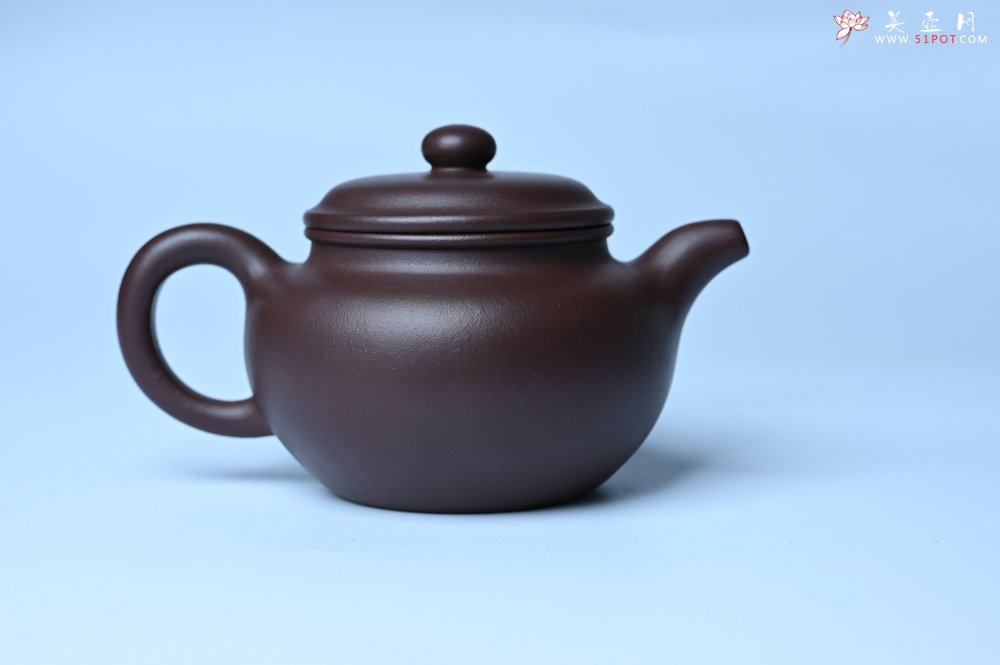 紫砂壶图片：特好老紫泥全手工仿古壶 茶人醉爱 - 全手工紫砂壶网