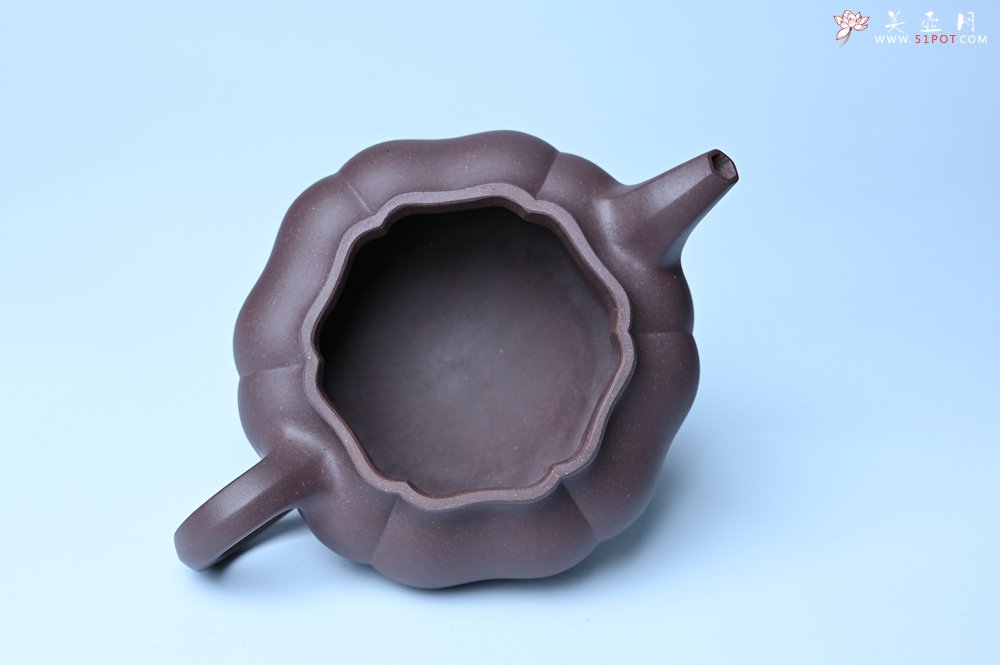 紫砂壶图片：美壶特惠 紫砂壶手工手制优质紫泥葵仿古壶 茶人醉爱 - 全手工紫砂壶网