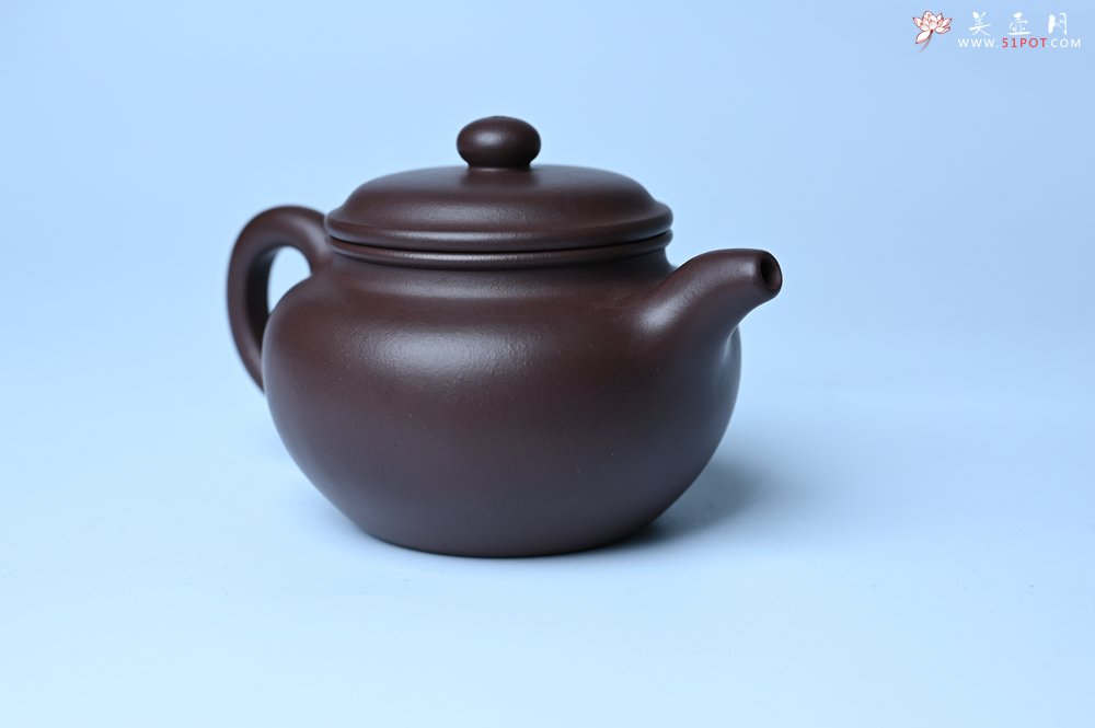 紫砂壶图片：特好老紫泥全手工仿古壶 茶人醉爱 - 全手工紫砂壶网