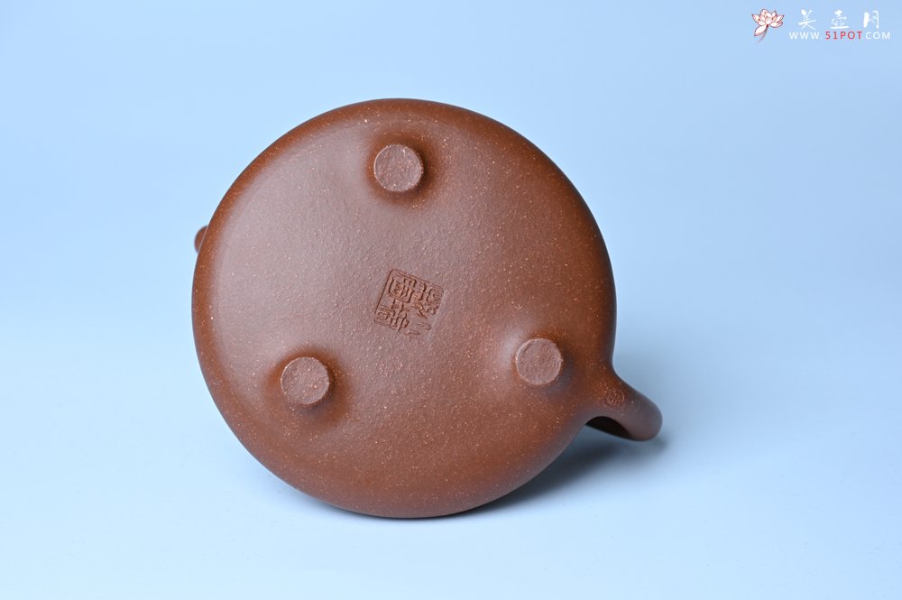 紫砂壶图片：潜力股周小培全手工降坡泥子冶石瓢 范小君徒杨志超装饰竹 特文气 - 全手工紫砂壶网