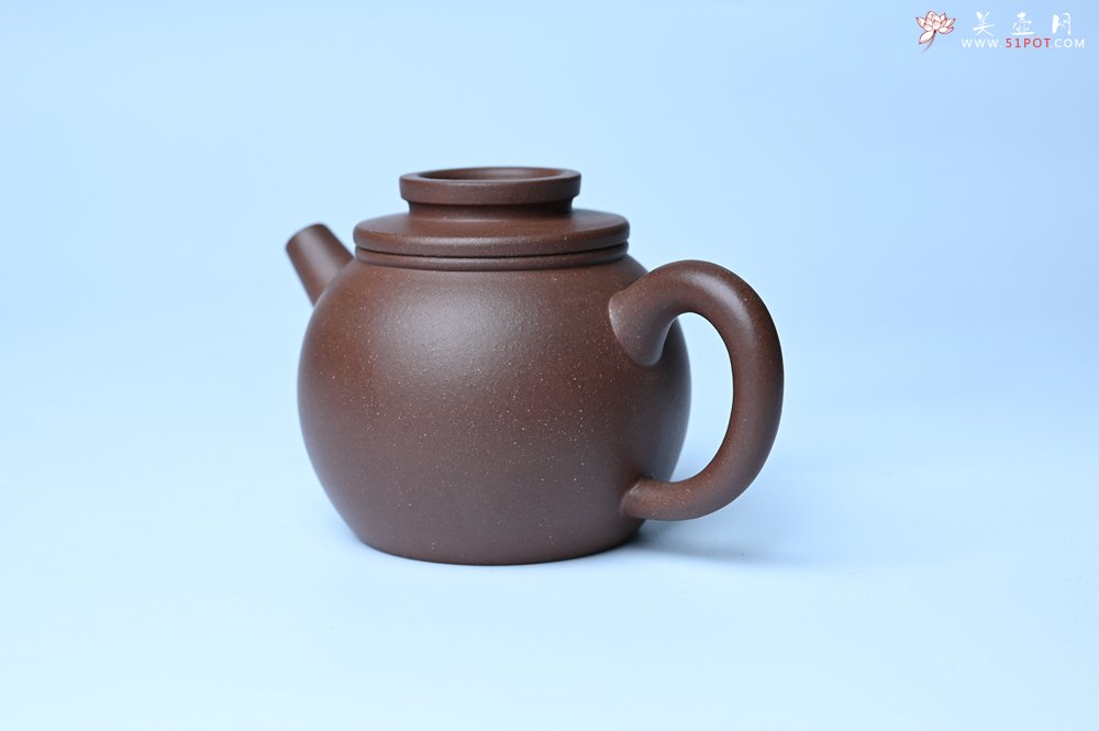 紫砂壶图片：美壶特惠 精致黑星红拼紫泥（家藏限量）巨轮小壶 茶人醉爱 - 全手工紫砂壶网