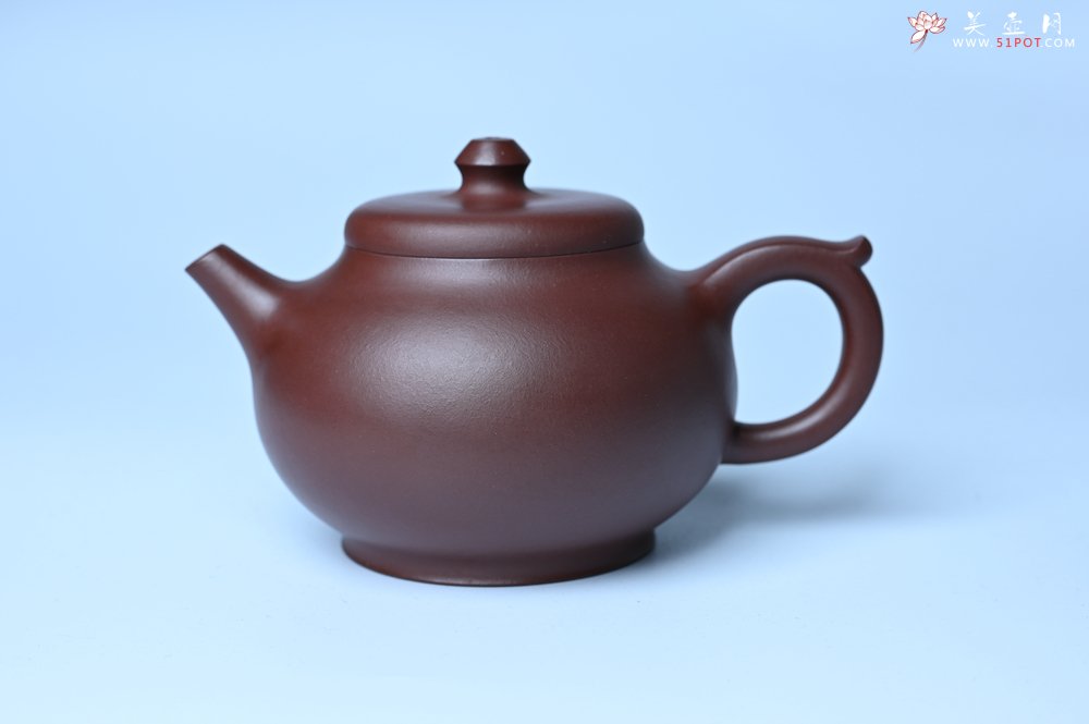 紫砂壶图片：潜力股周小培老师 4号井深井红皮龙全手工修德壶 养后特润 期待与您结缘 - 全手工紫砂壶网