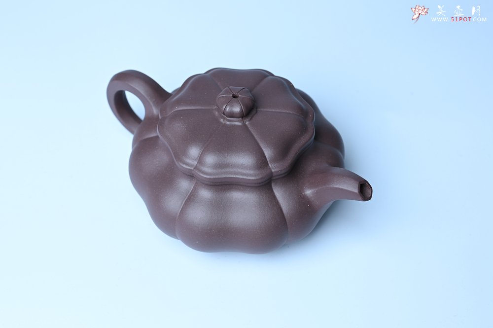 紫砂壶图片：美壶特惠 紫砂壶手工手制优质紫泥葵仿古壶 茶人醉爱 - 全手工紫砂壶网