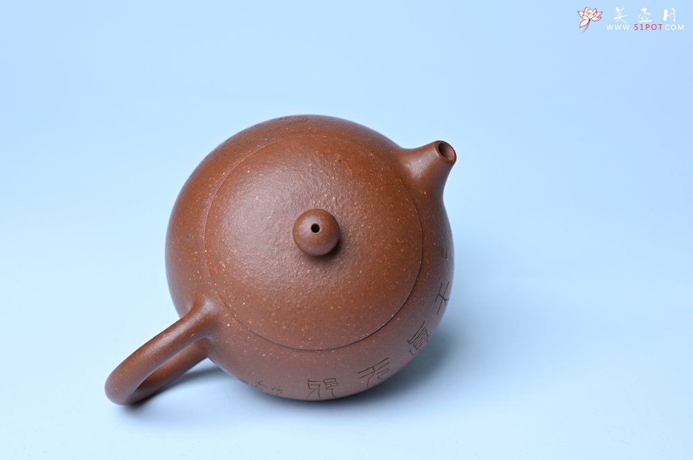 紫砂壶图片：油润降坡泥全手工小品西施壶  装饰童子图 天真无邪 - 全手工紫砂壶网