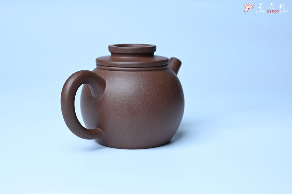 紫砂壶图片：美壶特惠 精致黑星红拼紫泥（家藏限量）巨轮小壶 茶人醉爱 - 全手工紫砂壶网