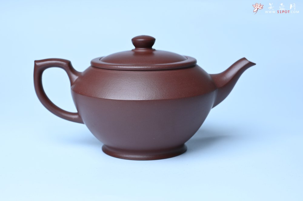 紫砂壶图片：潜力股周小培老师 4号井深井红皮龙 全手工汉云壶 - 全手工紫砂壶网