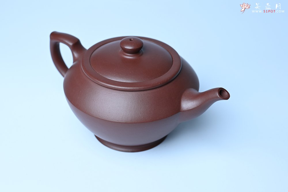 紫砂壶图片：潜力股周小培老师 4号井深井红皮龙 全手工汉云壶 - 全手工紫砂壶网