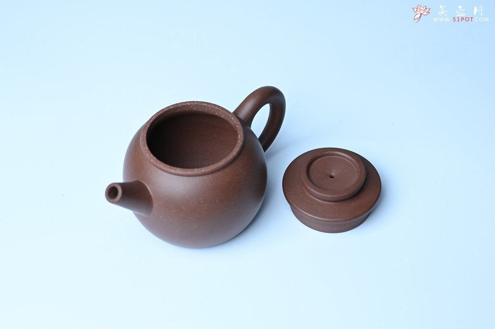 紫砂壶图片：美壶特惠 精致黑星红拼紫泥（家藏限量）巨轮小壶 茶人醉爱 - 全手工紫砂壶网