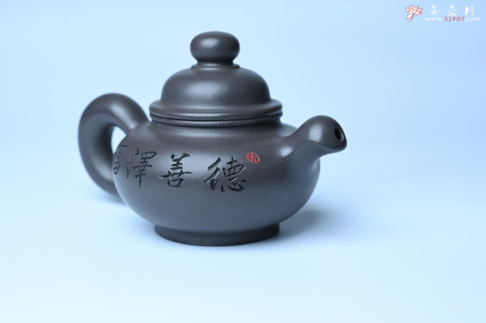 紫砂壶图片：美壶特惠 手工手制紫砂壶特好青灰泥松鼠壶 茶壶 茶具 单壶 - 全手工紫砂壶网