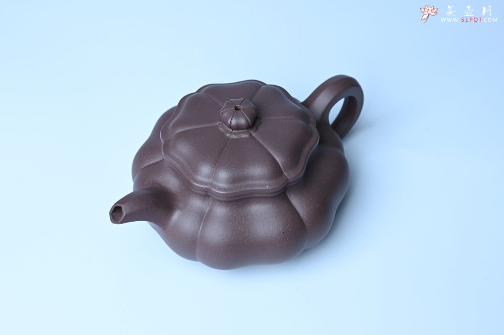 紫砂壶图片：美壶特惠 紫砂壶手工手制优质紫泥葵仿古壶 茶人醉爱 - 全手工紫砂壶网