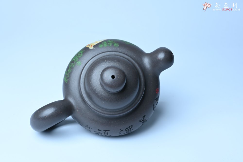 紫砂壶图片：美壶特惠 手工手制紫砂壶特好青灰泥松鼠壶 茶壶 茶具 单壶 - 全手工紫砂壶网