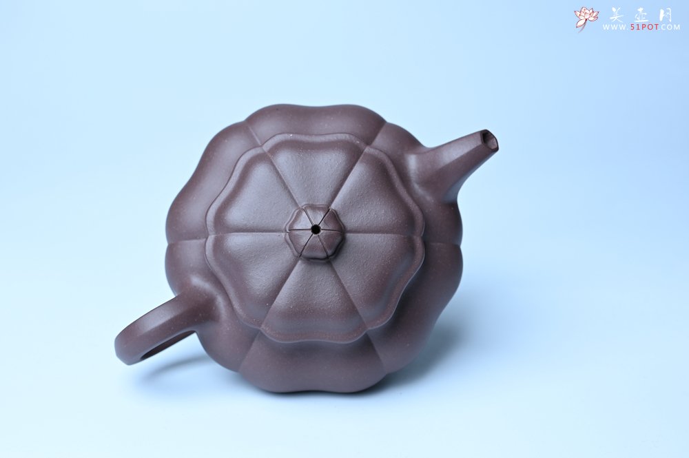 紫砂壶图片：美壶特惠 紫砂壶手工手制优质紫泥葵仿古壶 茶人醉爱 - 全手工紫砂壶网