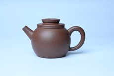 紫砂壶图片：美壶特惠 精致黑星红拼紫泥（家藏限量）巨轮小壶 茶人醉爱 - 全手工紫砂壶网