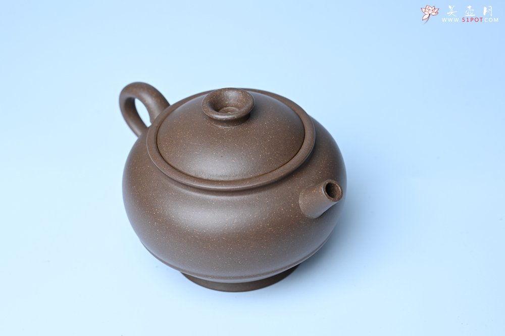 紫砂壶图片：美壶特惠 紫砂壶手工手制青灰段泥巨轮壶 茶壶 茶具 单壶 - 全手工紫砂壶网