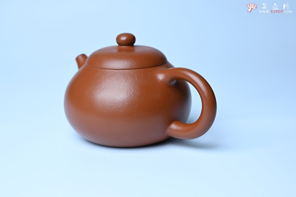 紫砂壶图片：潜力股周小培 油润黄龙山朱泥 全手工文旦壶 壶特好 期待与您结缘 - 全手工紫砂壶网